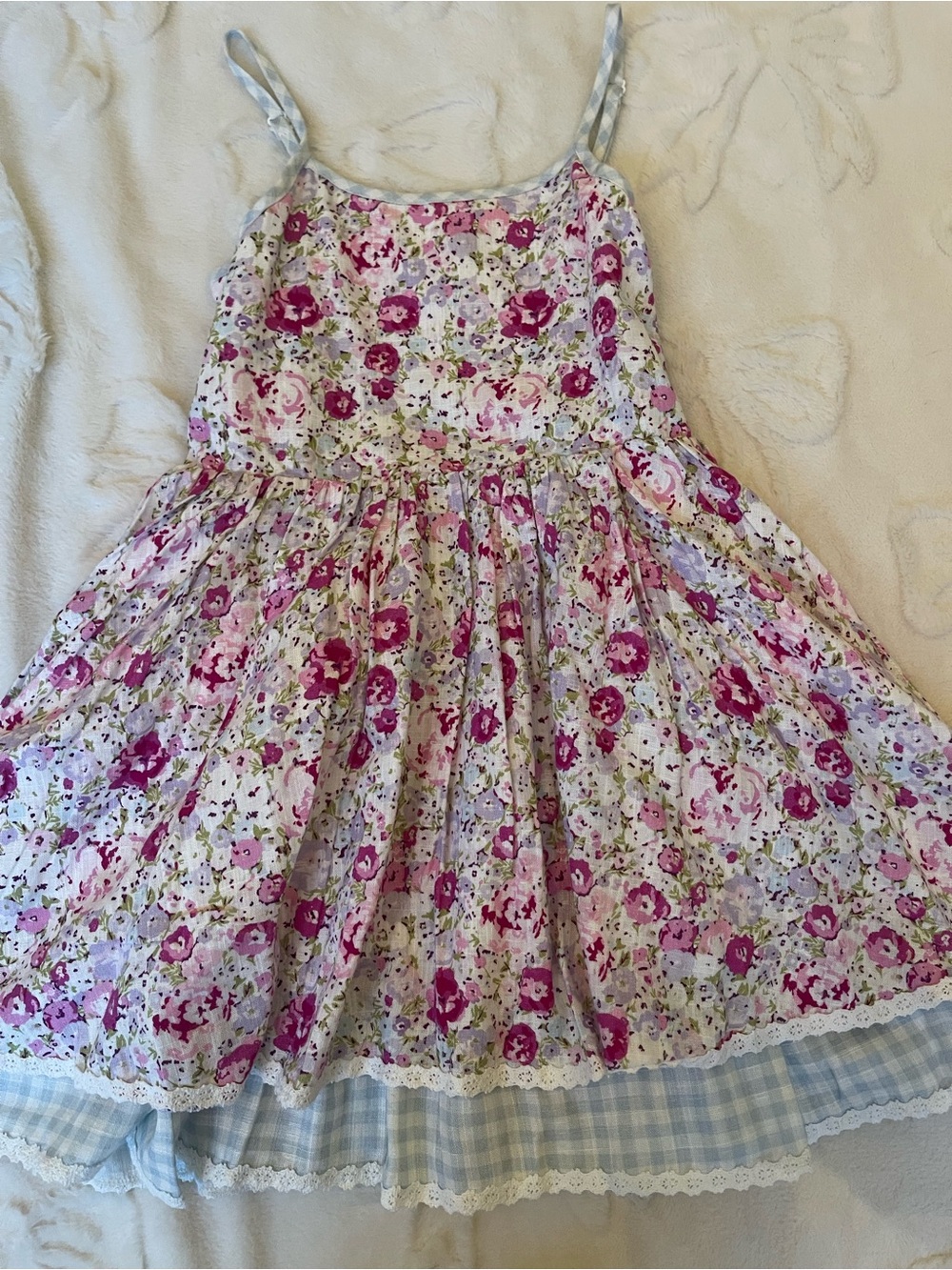 SweetHoney Pink & Lavender Floral Sundress size 10 new